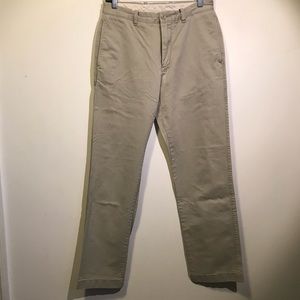 J crew men’s “broken in” khaki is w29 L 32